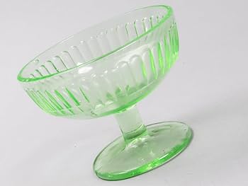 ウランガラス　コンポート Amazon.co.jp: ウランガラス コンポート プレスガラス 氷コップ